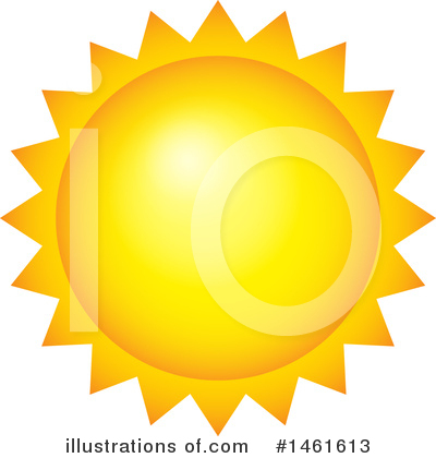 Royalty-Free (RF) Sun Clipart Illustration by visekart - Stock Sample #1461613