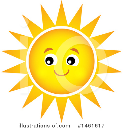 Royalty-Free (RF) Sun Clipart Illustration by visekart - Stock Sample #1461617