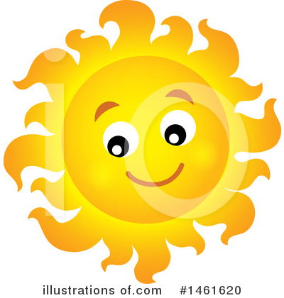 Royalty-Free (RF) Sun Clipart Illustration by visekart - Stock Sample #1461620