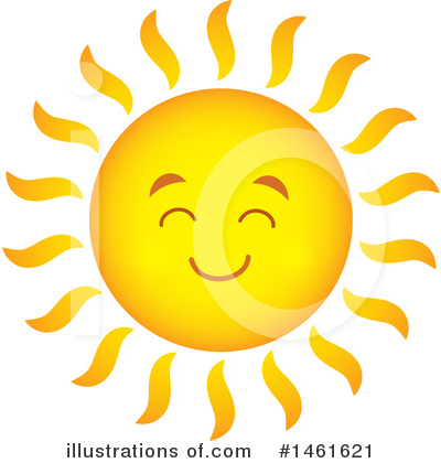 Royalty-Free (RF) Sun Clipart Illustration by visekart - Stock Sample #1461621