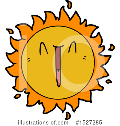Royalty-Free (RF) Sun Clipart Illustration by lineartestpilot - Stock Sample #1527285