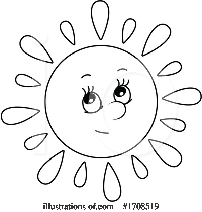 Royalty-Free (RF) Sun Clipart Illustration by Alex Bannykh - Stock Sample #1708519