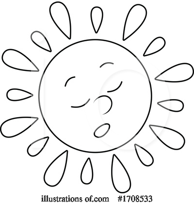 Royalty-Free (RF) Sun Clipart Illustration by Alex Bannykh - Stock Sample #1708533