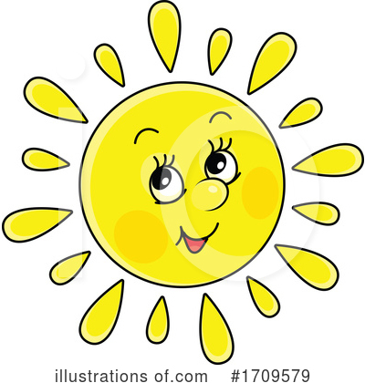 Royalty-Free (RF) Sun Clipart Illustration by Alex Bannykh - Stock Sample #1709579