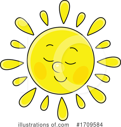 Royalty-Free (RF) Sun Clipart Illustration by Alex Bannykh - Stock Sample #1709584
