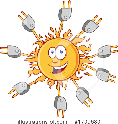 Royalty-Free (RF) Sun Clipart Illustration by Domenico Condello - Stock Sample #1739683