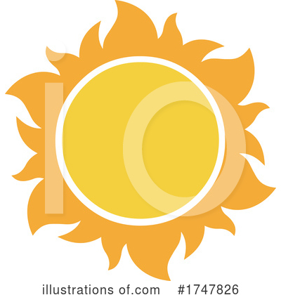 Royalty-Free (RF) Sun Clipart Illustration by Hit Toon - Stock Sample #1747826