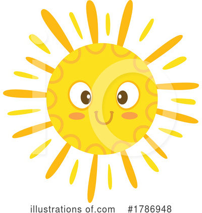 Royalty-Free (RF) Sun Clipart Illustration by Vector Tradition SM - Stock Sample #1786948