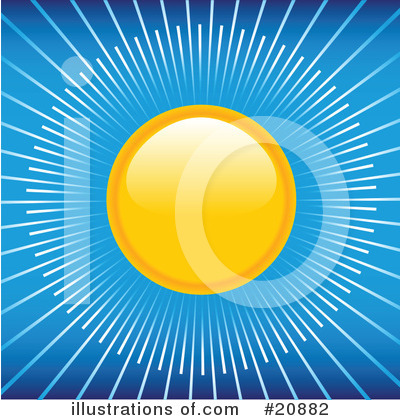 Royalty-Free (RF) Sun Clipart Illustration by elaineitalia - Stock Sample #20882