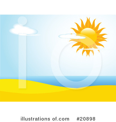 Royalty-Free (RF) Sun Clipart Illustration by elaineitalia - Stock Sample #20898