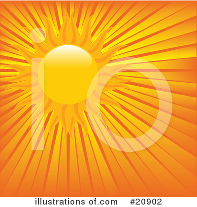 Royalty-Free (RF) Sun Clipart Illustration by elaineitalia - Stock Sample #20902