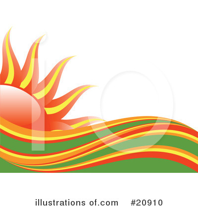 Royalty-Free (RF) Sun Clipart Illustration by elaineitalia - Stock Sample #20910