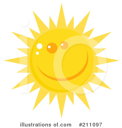 Royalty-Free (RF) Sun Clipart Illustration by Hit Toon - Stock Sample #211097