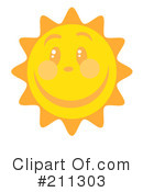 Sun Clipart #211303 by Hit Toon