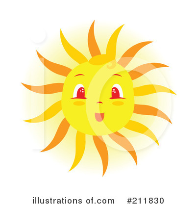Royalty-Free (RF) Sun Clipart Illustration by Cherie Reve - Stock Sample #211830