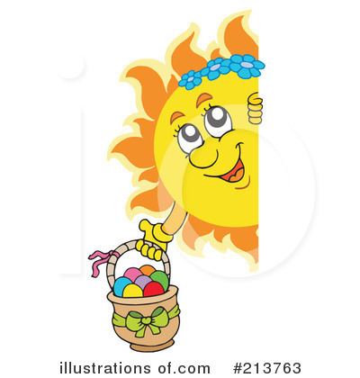 Royalty-Free (RF) Sun Clipart Illustration by visekart - Stock Sample #213763