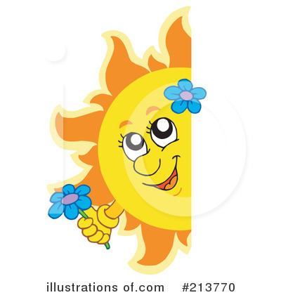 Royalty-Free (RF) Sun Clipart Illustration by visekart - Stock Sample #213770
