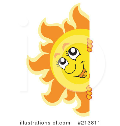 Royalty-Free (RF) Sun Clipart Illustration by visekart - Stock Sample #213811