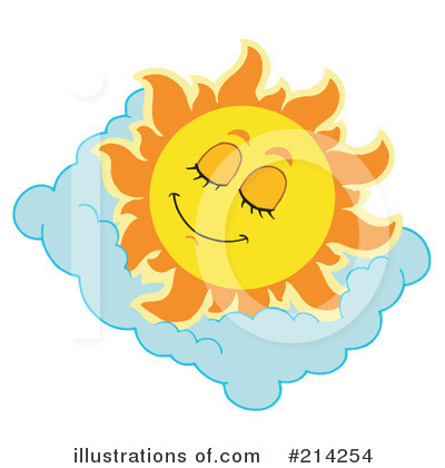 Royalty-Free (RF) Sun Clipart Illustration by visekart - Stock Sample #214254