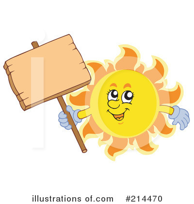 Royalty-Free (RF) Sun Clipart Illustration by visekart - Stock Sample #214470