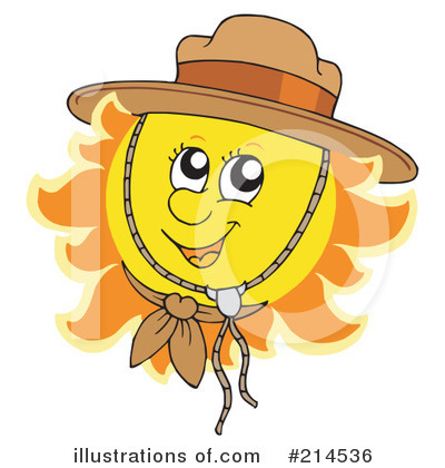 Royalty-Free (RF) Sun Clipart Illustration by visekart - Stock Sample #214536