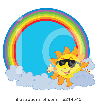Royalty-Free (RF) Sun Clipart Illustration by visekart - Stock Sample #214545