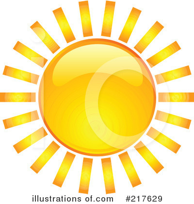 Royalty-Free (RF) Sun Clipart Illustration by KJ Pargeter - Stock Sample #217629