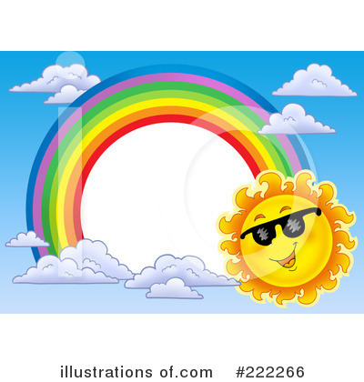 Royalty-Free (RF) Sun Clipart Illustration by visekart - Stock Sample #222266