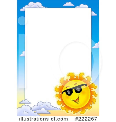 Royalty-Free (RF) Sun Clipart Illustration by visekart - Stock Sample #222267