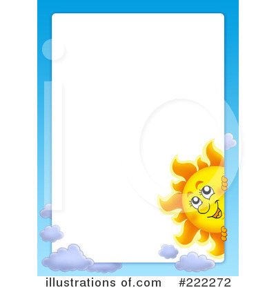 Royalty-Free (RF) Sun Clipart Illustration by visekart - Stock Sample #222272