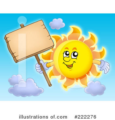 Royalty-Free (RF) Sun Clipart Illustration by visekart - Stock Sample #222276