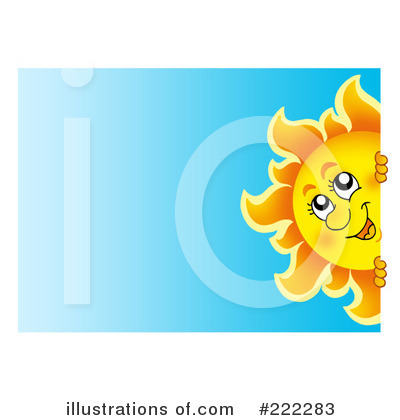 Royalty-Free (RF) Sun Clipart Illustration by visekart - Stock Sample #222283