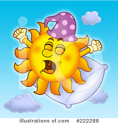 Royalty-Free (RF) Sun Clipart Illustration by visekart - Stock Sample #222288