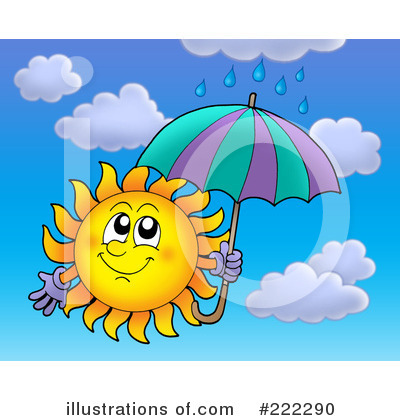 Royalty-Free (RF) Sun Clipart Illustration by visekart - Stock Sample #222290
