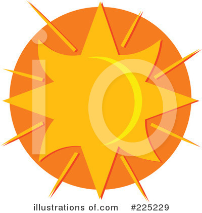 Royalty-Free (RF) Sun Clipart Illustration by Prawny - Stock Sample #225229
