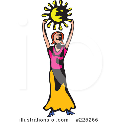 Royalty-Free (RF) Sun Clipart Illustration by Prawny - Stock Sample #225266