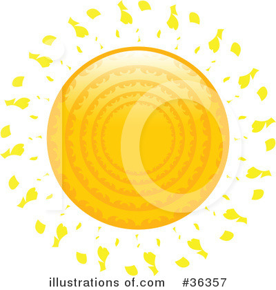 Royalty-Free (RF) Sun Clipart Illustration by elaineitalia - Stock Sample #36357