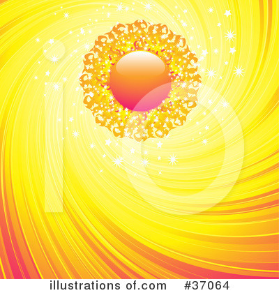 Royalty-Free (RF) Sun Clipart Illustration by elaineitalia - Stock Sample #37064