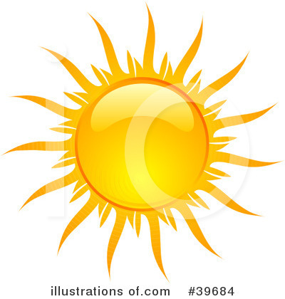 Royalty-Free (RF) Sun Clipart Illustration by KJ Pargeter - Stock Sample #39684
