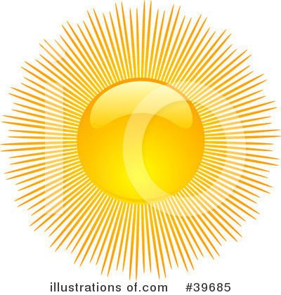 Royalty-Free (RF) Sun Clipart Illustration by KJ Pargeter - Stock Sample #39685