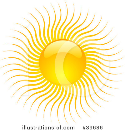 Royalty-Free (RF) Sun Clipart Illustration by KJ Pargeter - Stock Sample #39686
