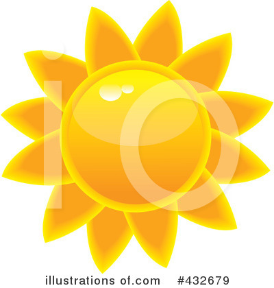 Royalty-Free (RF) Sun Clipart Illustration by Pams Clipart - Stock Sample #432679