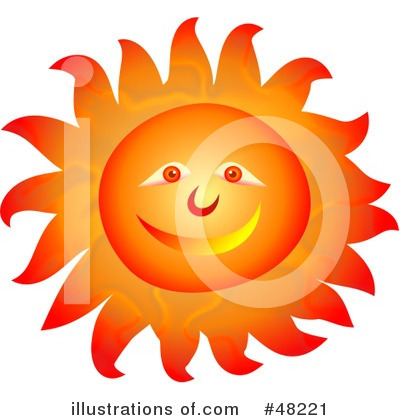 Royalty-Free (RF) Sun Clipart Illustration by Prawny - Stock Sample #48221