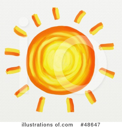 Royalty-Free (RF) Sun Clipart Illustration by Prawny - Stock Sample #48647