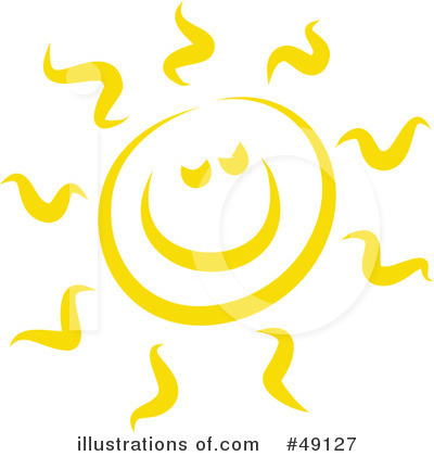 Royalty-Free (RF) Sun Clipart Illustration by Prawny - Stock Sample #49127