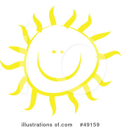 Royalty-Free (RF) Sun Clipart Illustration by Prawny - Stock Sample #49159