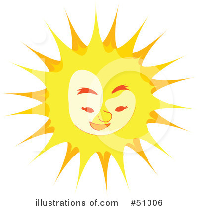 Royalty-Free (RF) Sun Clipart Illustration by Cherie Reve - Stock Sample #51006