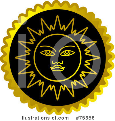 Royalty-Free (RF) Sun Clipart Illustration by Lal Perera - Stock Sample #75656
