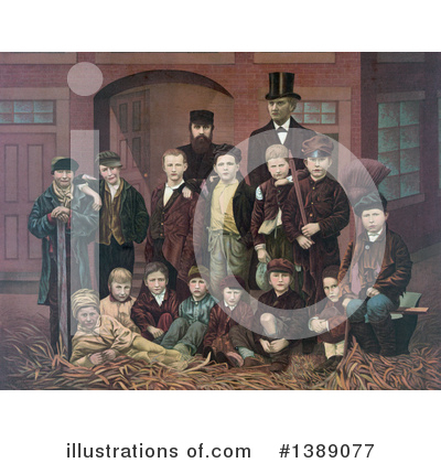 Royalty-Free (RF) Sunday School Clipart Illustration by JVPD - Stock Sample #1389077