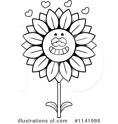 Sunflower Clipart #1141986 by Cory Thoman